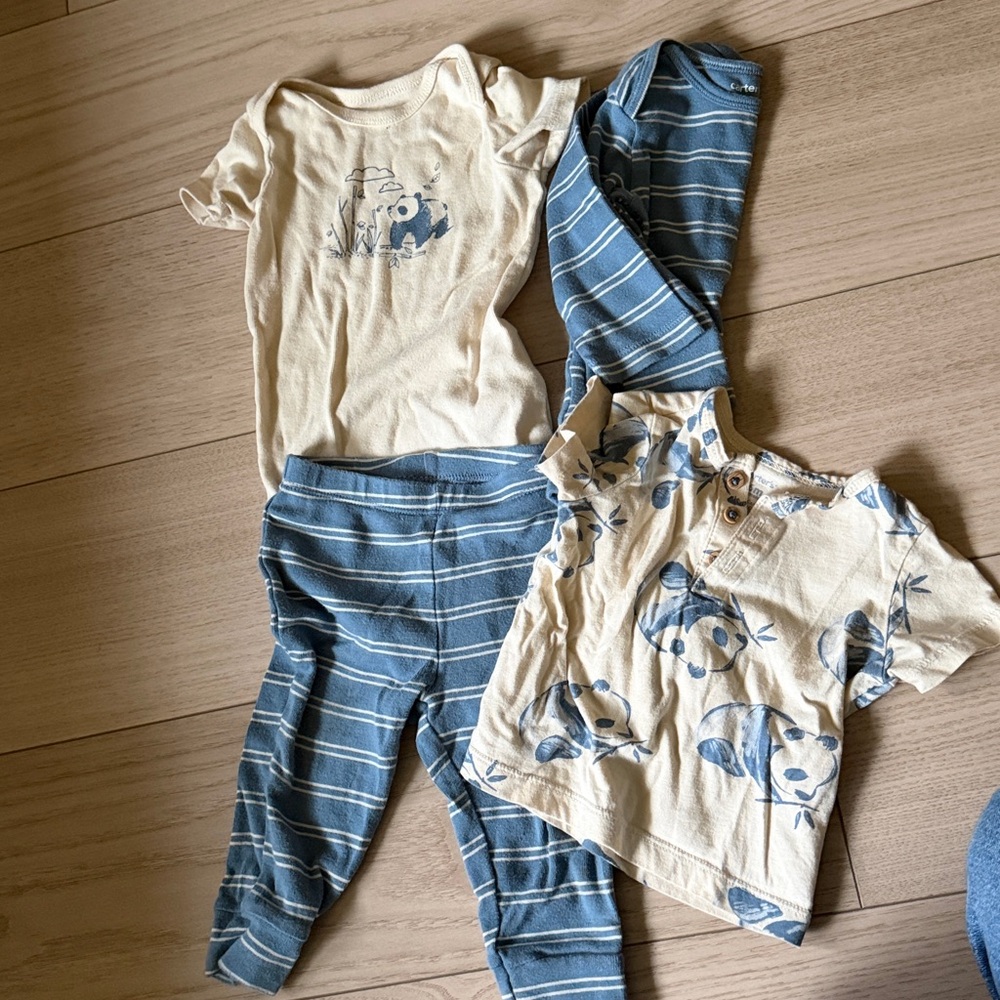 Carter's Cream Baby Outfit